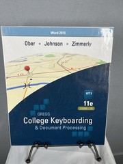 Gregg College Keyboarding and Document Processing 11e Textbook & Student Word Ma
