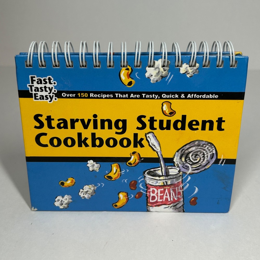 Starving Student Cookbook School Mate 2002 Recipes Vintage 5.5″ x 4.5″