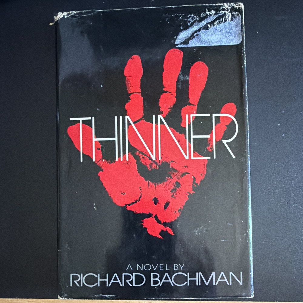 Richard Bachman Thinner Hardcover Novel – New American Library, 1984, DJ