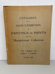 MacPherson Collection Paintings Prints Exhibition Catalogue 1928 Guildhall Art