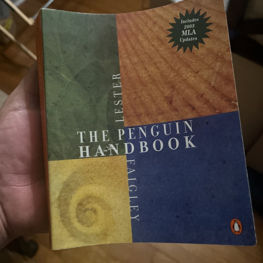 The Penguin Handbook – Paperback By Faigley – ACCEPTABLE
