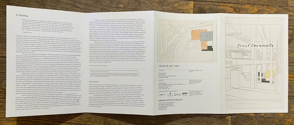Ernst Caramelle: Preliminary Drawings for Wexner Center Installation, 2011