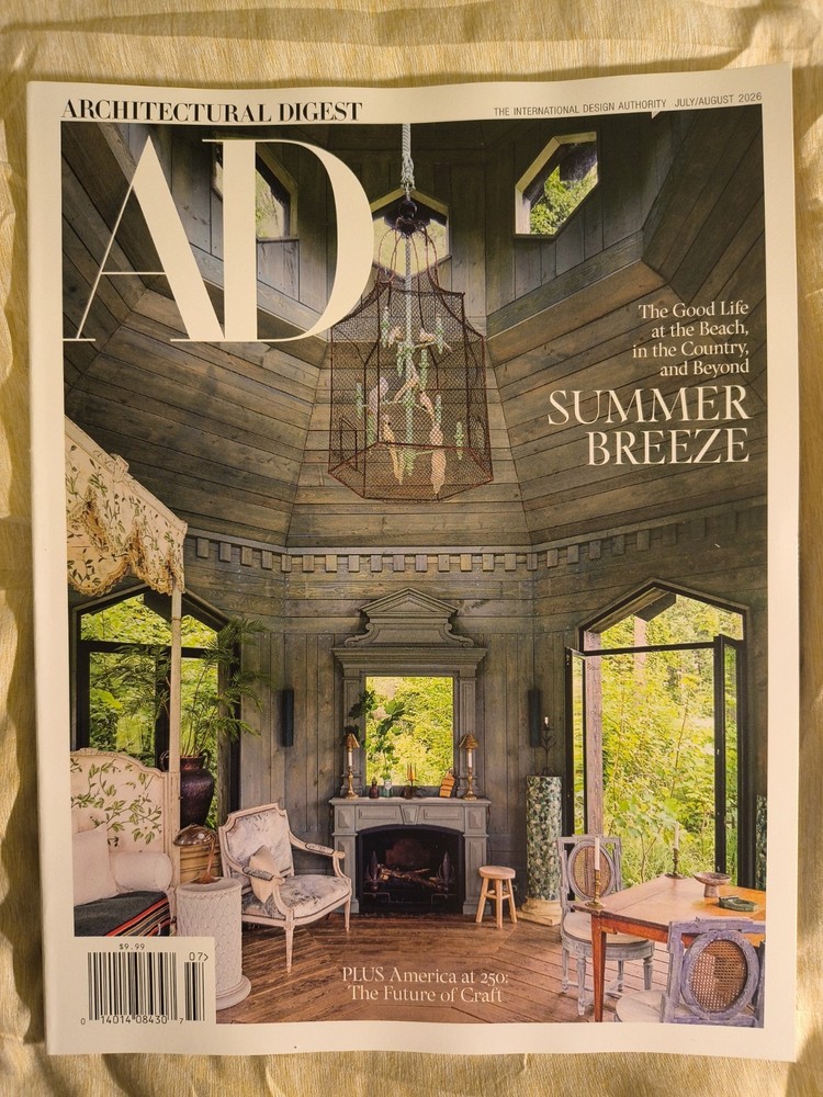 Architectural Digest Magazine NEW July August 2026 Summer Breeze Interior Design