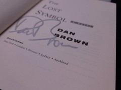 SIGNED The Lost Symbol by Dan Brown 1st Printing 1st Ed 2009 HCDJ 🟢0910