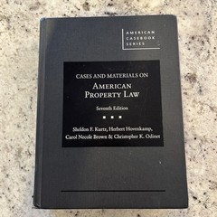 American Casebook Ser.: Cases and Materials on American Property Law by Herbert