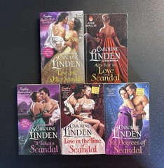 Scandalous Series books by Caroline Linden, Historical Romance Books Lot