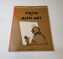 Tintin and Alph-Art by Herge Softcover Egmont 2011 Graphic Novel Good