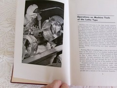 MACHINE TOOLS AT WORK Book Charles O. Herb 1942 First Edition Industrial Shop VG
