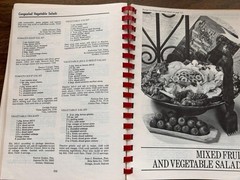 Beta Sigma Phi Cookbook SALADS International 1970 382 pages spiral bound