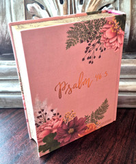 NIV Artisan Collection Journaling Bible (Hardcover Pink Floral, Red Letter) NEW