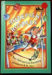 SHEEPISH RIDDLES by Katy Hall & Lisa Eisenberg 1996 Hardcover R.W. Alley HC/DJ