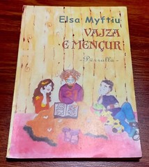 ALBANIAN BOOK-PERRALLE-VAJZA E MENCUR-ELSA MYFTIU-ILLUSTRATED-2004-74 pgs