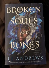 RARE SIGNED Broken Souls and Bones by LJ Andrews ARC Advance Reading Copy