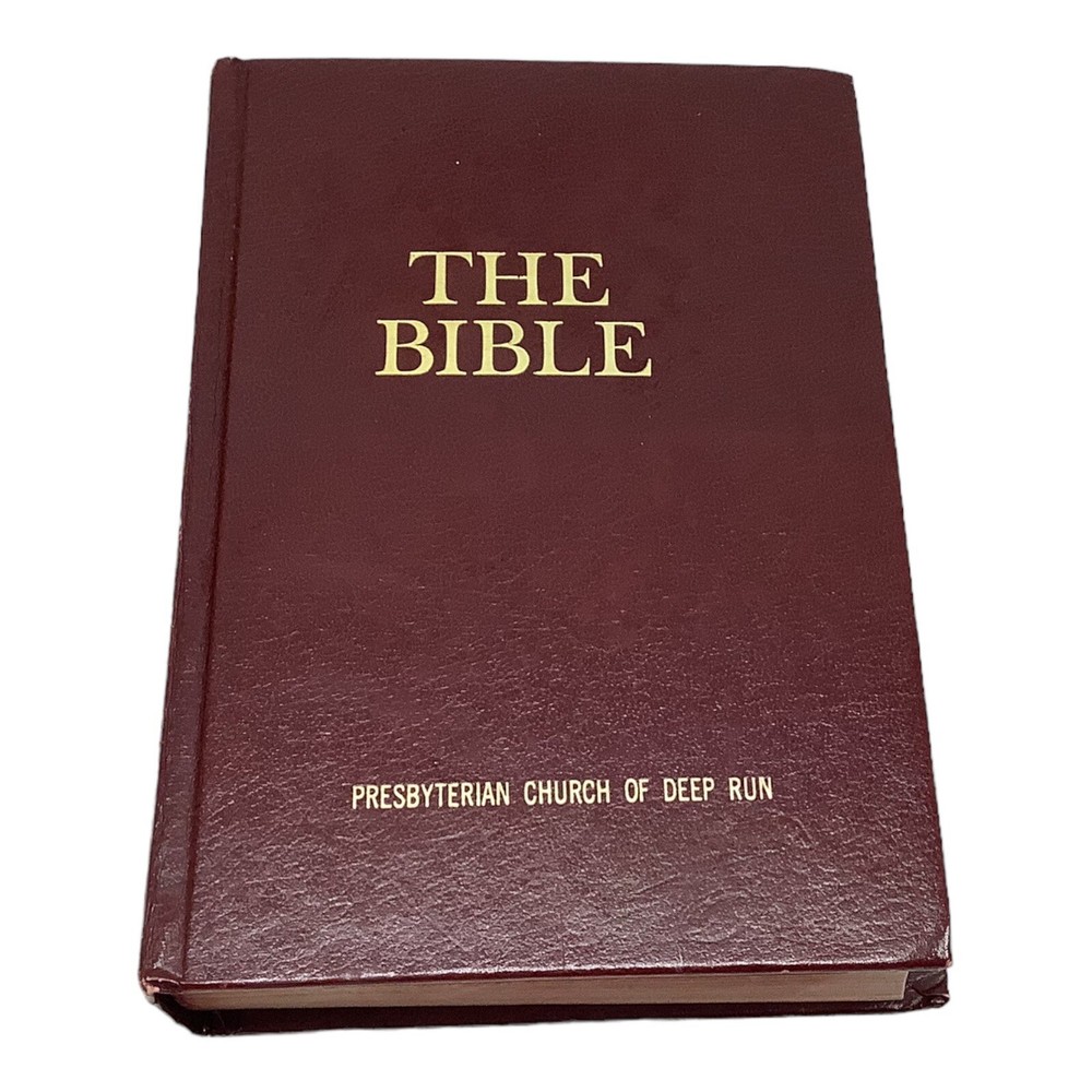 The Bible RSV Revised Standard Version ABS Burgandy Hardcover 1980