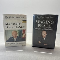 The White House Years by Dwight D Eisenhower Vol 1 2 HC DJ 1st Ed