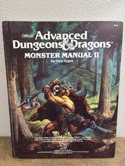 Monster Manual II 2 (Advanced Dungeons & Dragons) 1983 Gary Gygax TSR 2016