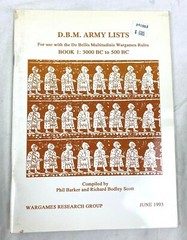 De Bellis Multitudinis Wargames Rules Army Lists Book Phil Barker June 1993