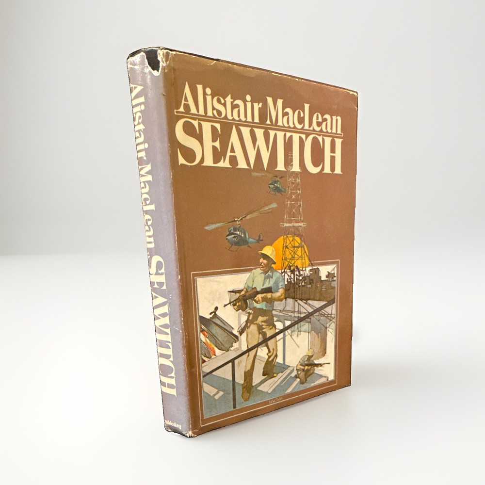 Alistair MacLean Seawitch Hardcover Book Club Ed Doubleday 1977 DJ Thriller
