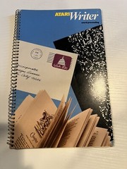 ATARI Writer Word Processing 1983 MANUAL – Its A Rare Piece Of HISTORY!