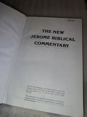 The New Jerome Biblical Commentary Brown Fitzmyer Murphy 1990 Prentice-Hall