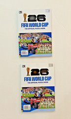 FIFA WORLD CUP Official Puzzle Book by Kappa-Themed WORLD CUP 2026 New LOT OF 2