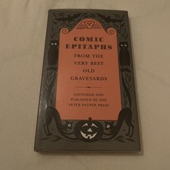 NEW Comic Epitaphs From The Very Best Old Graveyards HCDJ Vintage Halloween 1957