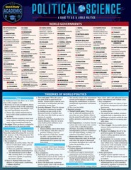 Political Science: a QuickStudy Laminated Reference Guide – VERY GOOD