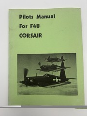 Vintage 1973 Aviation publications Pilot’s Manual for F4U Corsair Paperback Book