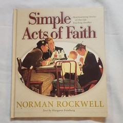 Norman Rockwell Margaret Feinberg Simple Acts of Faith signed hard cover
