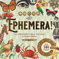Loads of Ephemera Sticker Book PAPERBACK by Peter Pauper Press