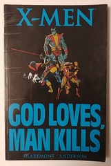 X-Men: God Loves, Man Kills (Signed, Marvel Graphic Novel, Trade, Claremont)