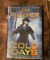 Cold Days Jim Butcher hard cover. A Great Book for the Beach!
