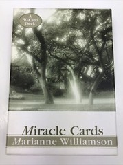 Miracle Cards by Williamson, Marianne 50 Card Deck 2002 5 in x 3.5 in Ships Free