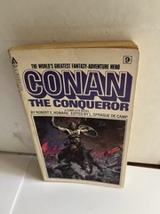 CONAN THE CONQUEROR Robert E. Howard ACE PB 1967 4th Print Action Fantasy Good