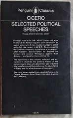 CICERO Lot 3 PB On the Good Life/Selected Works/Political Speeches 1969/71/74