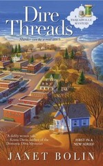 Dire Threads (A Threadville Mystery) – Mass Market Paperback – VERY GOOD