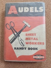 Vintage 1967 Audels Sheet Metal Workers Handy Book | Pattern Layout Guide Manual