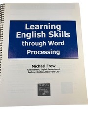 Learning English Skills through Word Processing Frew 2006 Pearson DDC CD-ROM