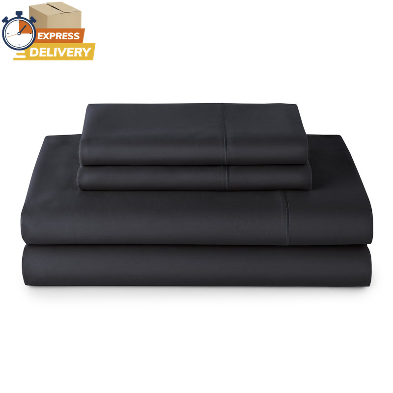 3-Piece 400 Thread Count Greystone Performance Bed Sheet Set, Twin 👌 ✅