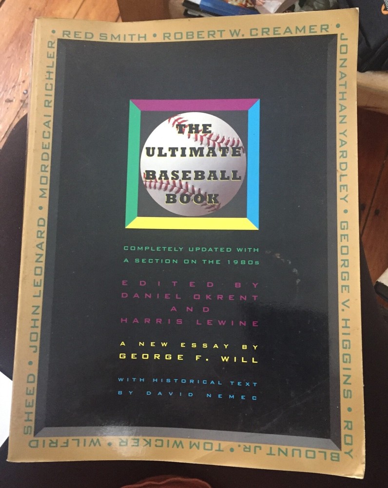 The Ultimate Baseball Book by Okrent & Lewine / George F. Will (Free shipping!)