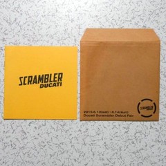 Ducati Scrambler Catalog 2015 15cm x 15cm Collection with Envelope