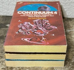 Lot of 3 Sci-Fi Anthologies Continuum by Roger Elwood Vintage Paperback