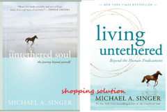 Michael A. Singer 2 book set : The Untethered Soul + Living Untethered paperbac