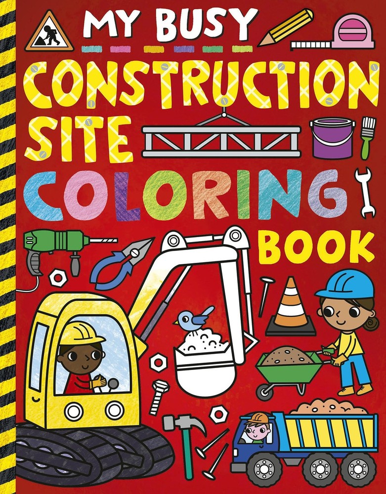 My Busy Construction Site Coloring Book (My Coloring) Multicolor