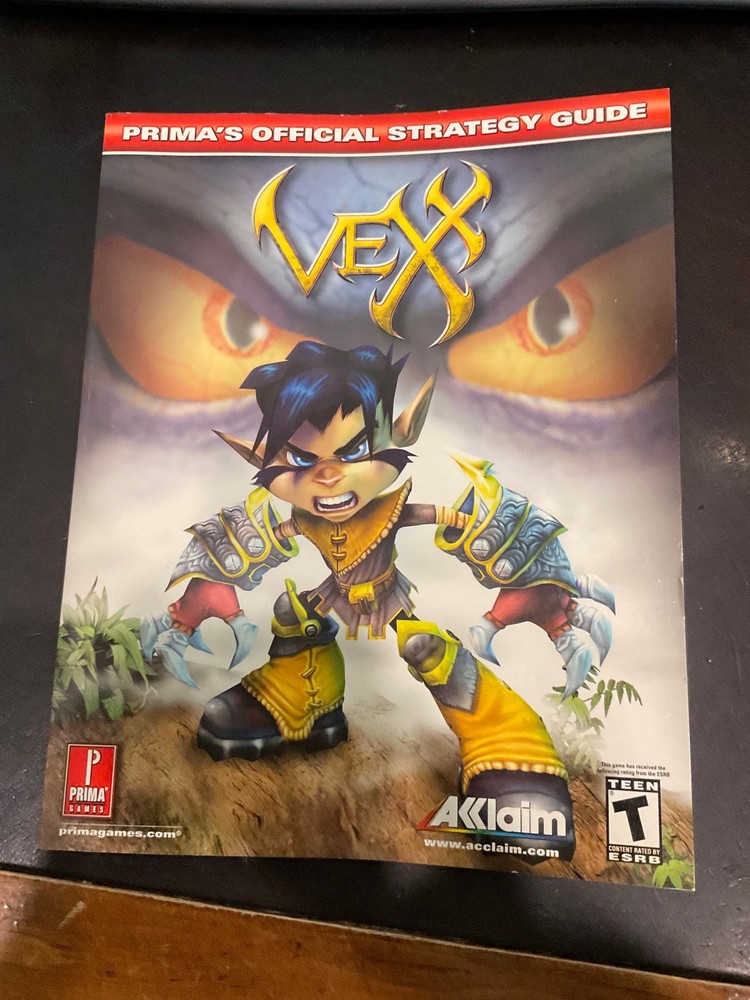 Vexx Prima’s Official Strategy Guide 111 Pages Prima Games Acclaim