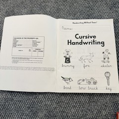 Jan Olsen Hand Writing Wiyhoig Tears Student Book Cursive Homeschool