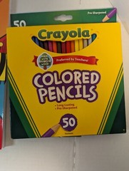 Maze Book 4-8 Years Old & Connect The Dots & Crayola Color Pencils 50ct Bundle