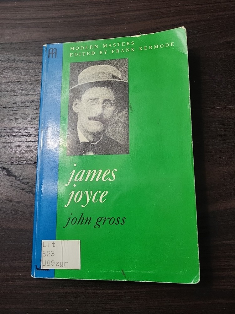 JAMES JOYCE By John Gross Good Condition