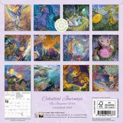 Flame Tree Publishing, Celestial Journeys by Josephine 2027 Mini Wall Calendar