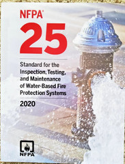 NFPA 25 Standard for Inspection Testing &Maintenance of Water-Based Fire 2020 PB